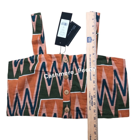 Veronica Beard Tiffany Square Neck Top - Picture 15 of 16